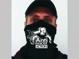 Antifascist Action univerzálna elastická multifunkčná šatka vhodná na prekritie úst a nosa aj na turistiku pre chladenie krku v horúcom počasí